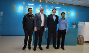 德國某醫療行業客戶應邀來我廠進行考察和洽談合作